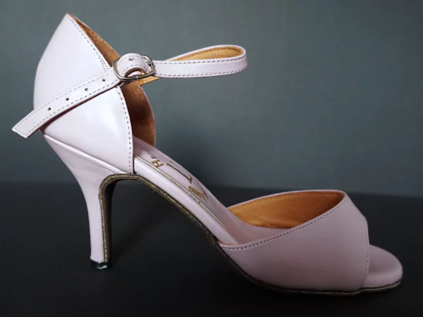 zapato de tango para mujer rosa pálido